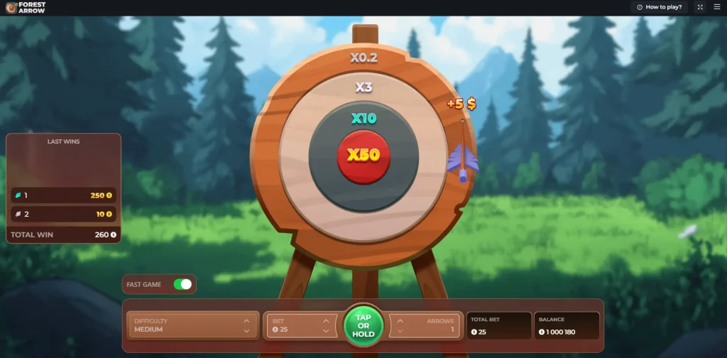 forest arrow winning